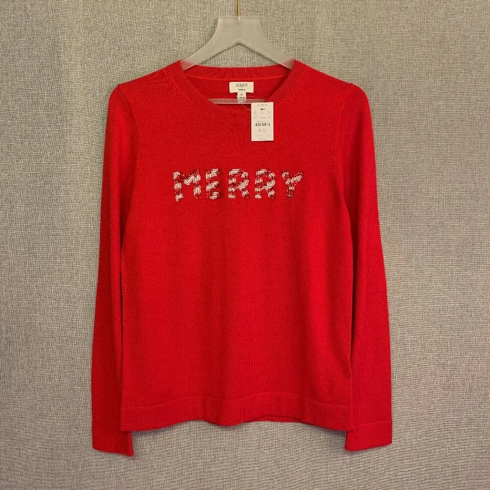 Sale Now - J.Crew Teddie sweater Sequenced 
